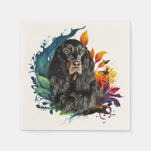 Gordon Setter  Napkin
