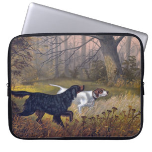 Gordon Setter on Point Laptop Sleeve