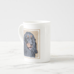 Gordon Setter Painting - Cute Original Dog Art Bone China Mug