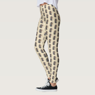Gordon Setter Painting - Cute Original Dog Art Leggings