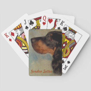Gordon Setter Playing Cards
