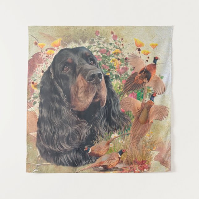 Gordon Setter Tapestry (Front)