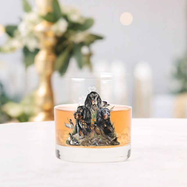 Gordon Setter  Whiskey Glass (Insitu (Wedding))
