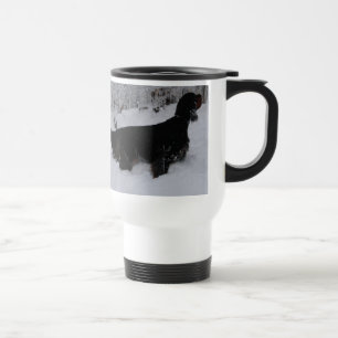 Gordon Setter White Travel Mug