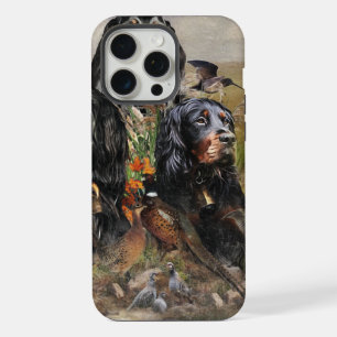 Gordon Setters , Passion for Birds , Art iPhone 15 Pro Max Case