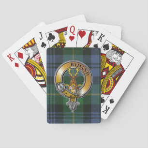 Gordon Tartan & Badge Playing Cards