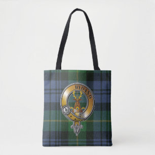 Gordon Tartan & Badge Tote Bag