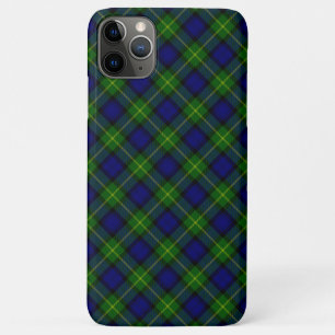 Gordon tartan blue green plaid Case-Mate iPhone case