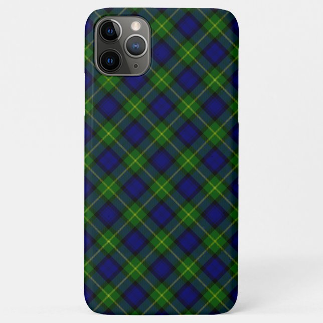 Gordon tartan blue green plaid Case-Mate iPhone case (Back)