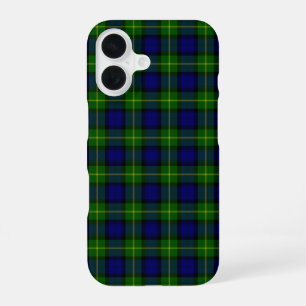 Gordon tartan blue green plaid iPhone 16 case