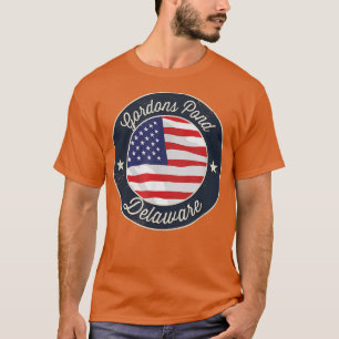 Gordons Pond - Patriotic Delaware Souvenir T-Shirt