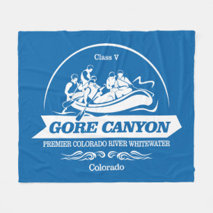 Gore Canyon (rafting 2) Fleece Blanket