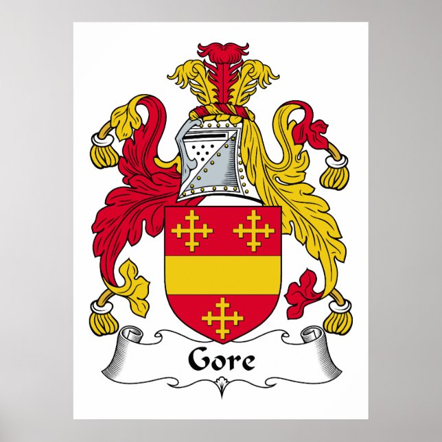 Gore Family Crest Poster (Front)