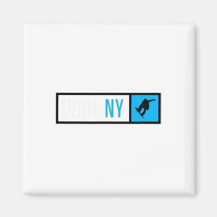 Gore Mountain New York Snowboard Box Type Magnet