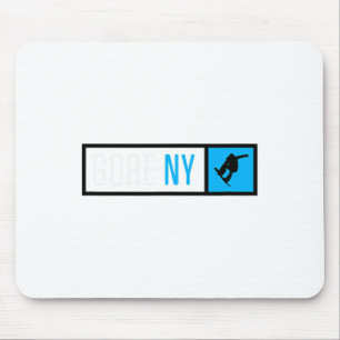 Gore Mountain New York Snowboard Box Type  Mouse Pad