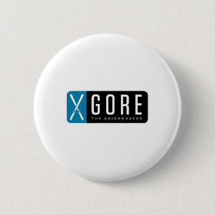 Gore Mountain Ski  6 Cm Round Badge