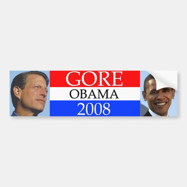 GORE Obama 2008 Bumper Sticker (Front)