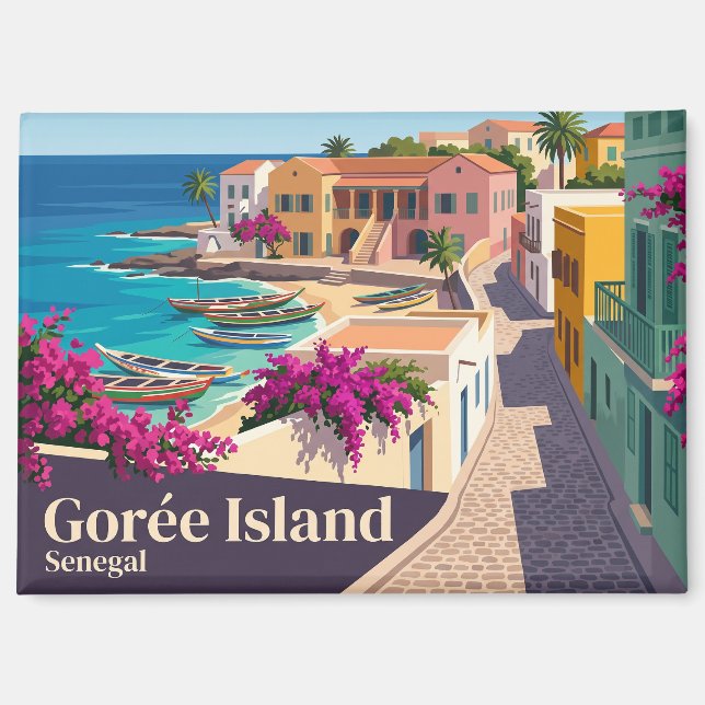 Gorée Island Senegal Magnet (Front)