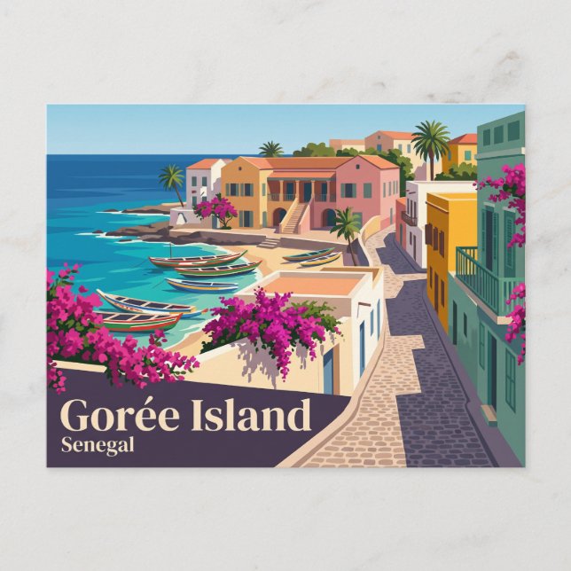 Gorée Island Senegal Postcard (Front)