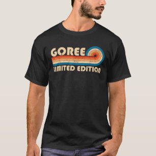 GOREE Surname Retro Vintage 80s 90s Birthday Reuni T-Shirt