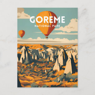 Goreme National Park Vintage Postcard