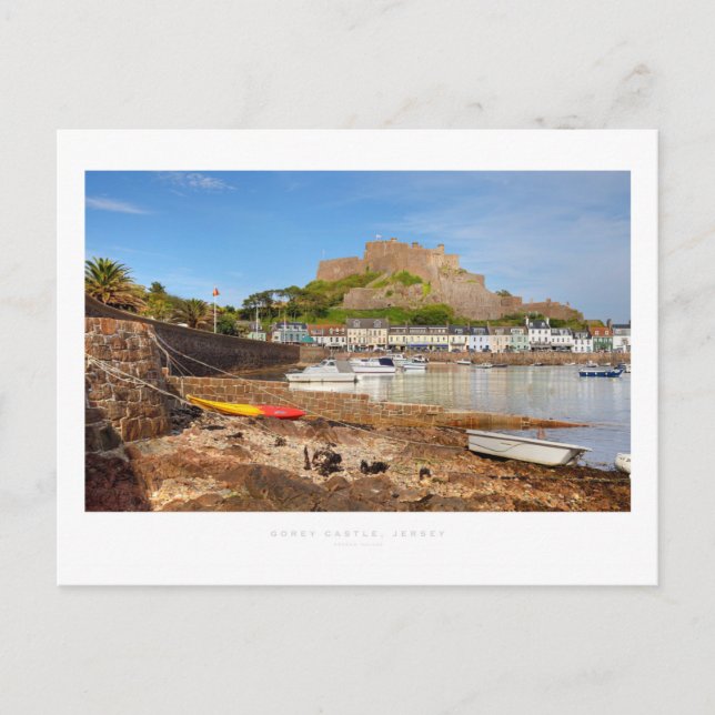 Gorey Castle, Jersey Postcard (Front)