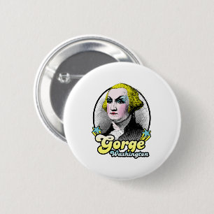 Gorge Washington 6 Cm Round Badge