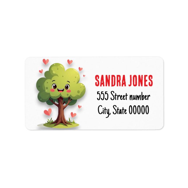 Gorgeous address labels cute (Front)