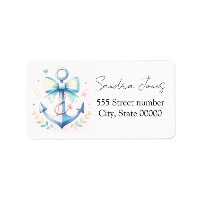 Gorgeous address labels painter/artist (Front)