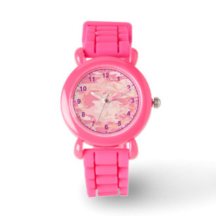 Gorgeous and Elegant Pink Cameo Watch