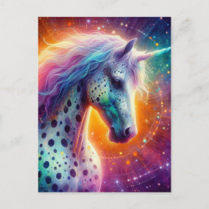 Gorgeous Appaloosa Unicorn Postcard