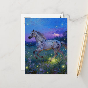 Gorgeous Appaloosa Year of the Horse Postcard