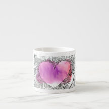 Gorgeous Art Pen and Ink Art on Watercolor Wash