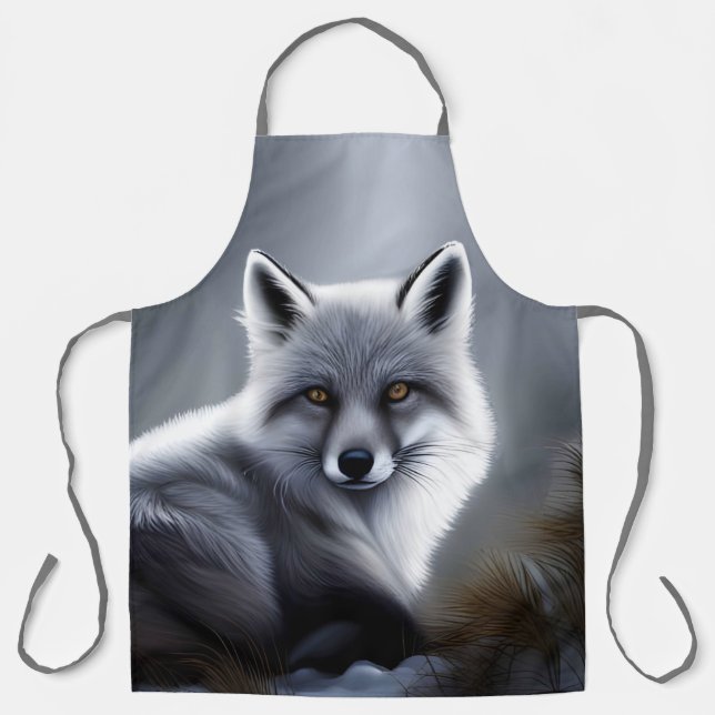Gorgeous Artic Fox  Apron (Front)