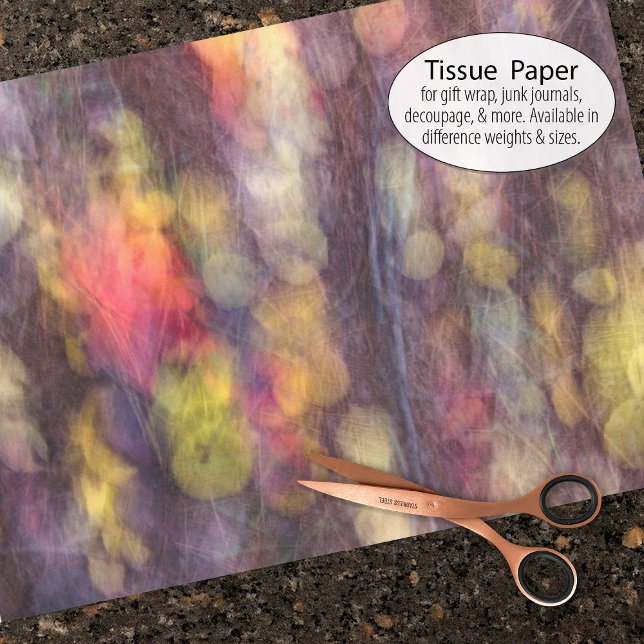 Gorgeous Autumn Colours Abstract Tissue Paper (Tissue paper for gift wrap and decoupage)