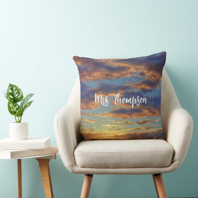 Gorgeous Beach Sunset in the Bahamas Cushion (Chair)