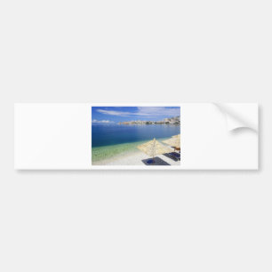 GORGEOUS BEACH VIEW BUMPER STICKER