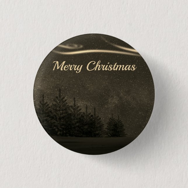 Gorgeous, Beautiful Sparkly Christmas  3 Cm Round Badge (Front)