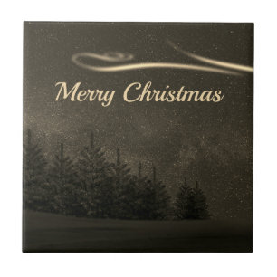 Gorgeous, Beautiful Sparkly Christmas Tile