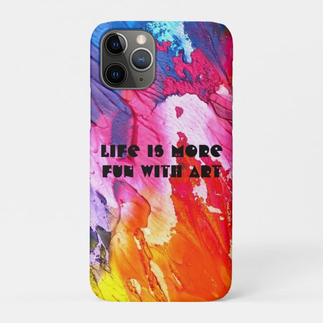 Gorgeous Beautiful Spilled Paint Art Case-Mate iPhone Case (Back)