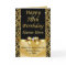 Gorgeous Black and Gold Happy 70th Birthday Cards