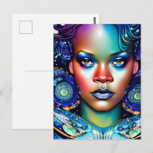 Gorgeous Black Woman Postcard