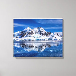 gorgeous blue Antarctica Canvas Print