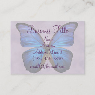Gorgeous Blue Morpho Butterfly Business Cards
