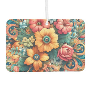 Gorgeous Bouquet of Flowers Car Air Freshener