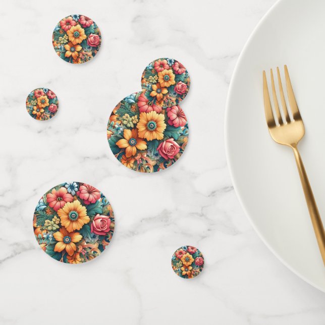 Gorgeous Bouquet of Flowers Confetti (Group)