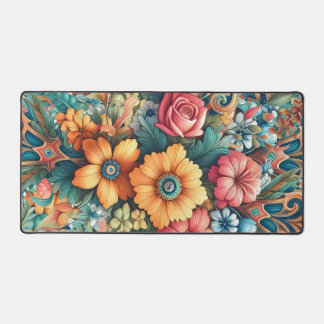 Gorgeous Bouquet of Flowers Desk Mat