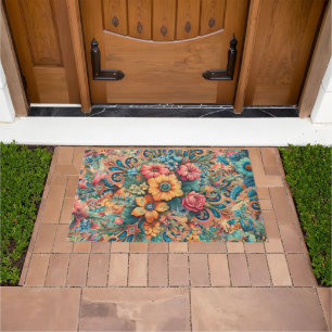 Gorgeous Bouquet of Flowers Doormat