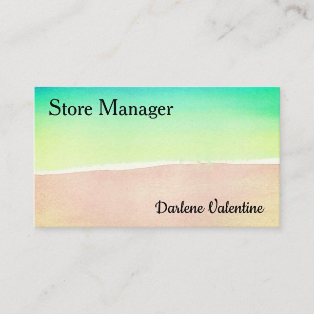 Gorgeous business cards (Front)