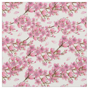 Gorgeous Cherry Blossom Pattern Fabric